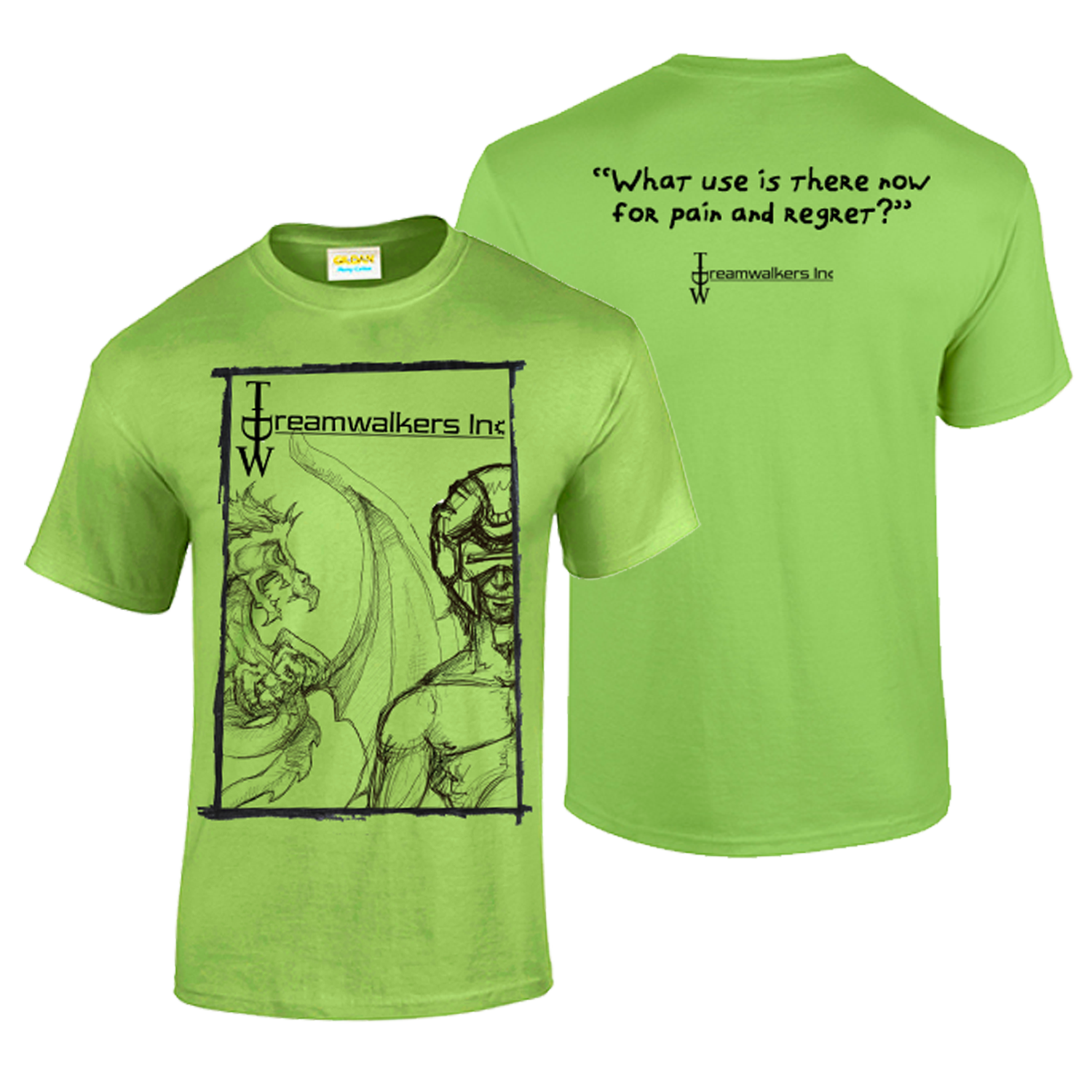 Aphrodisia Dragon T-Shirt Green
