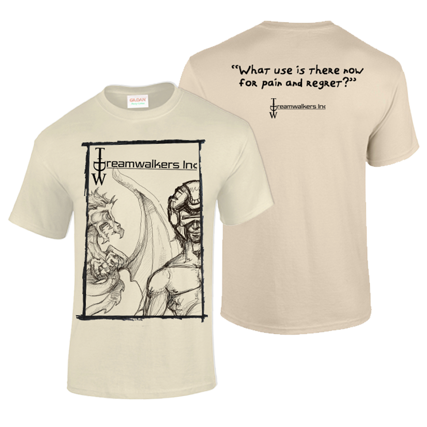 Aphrodisia Dragon T-Shirt Sand