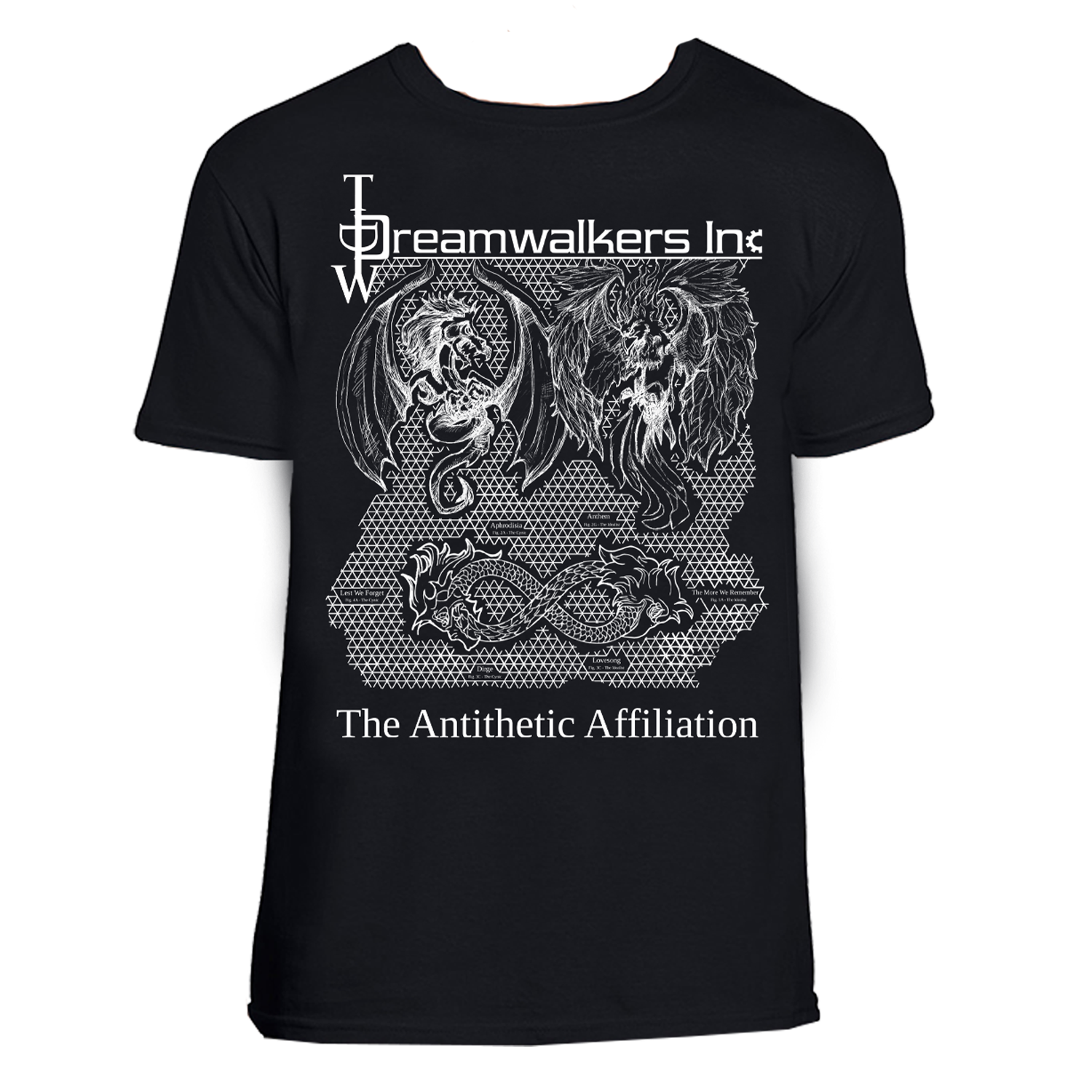 Antithetic Affiliation T-Shirt Unisex Black