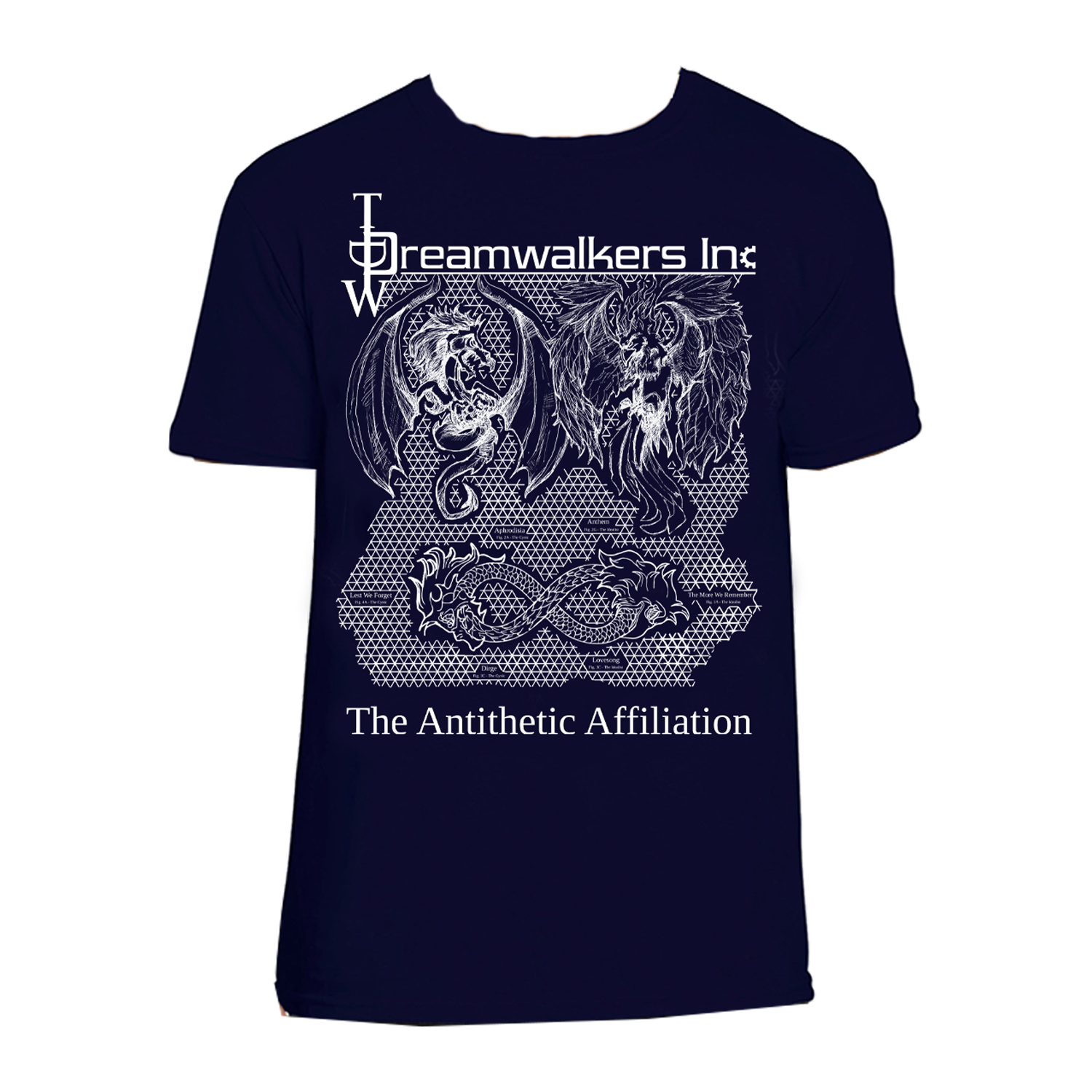 Antithetic Affiliation T-Shirt Unisex Navy