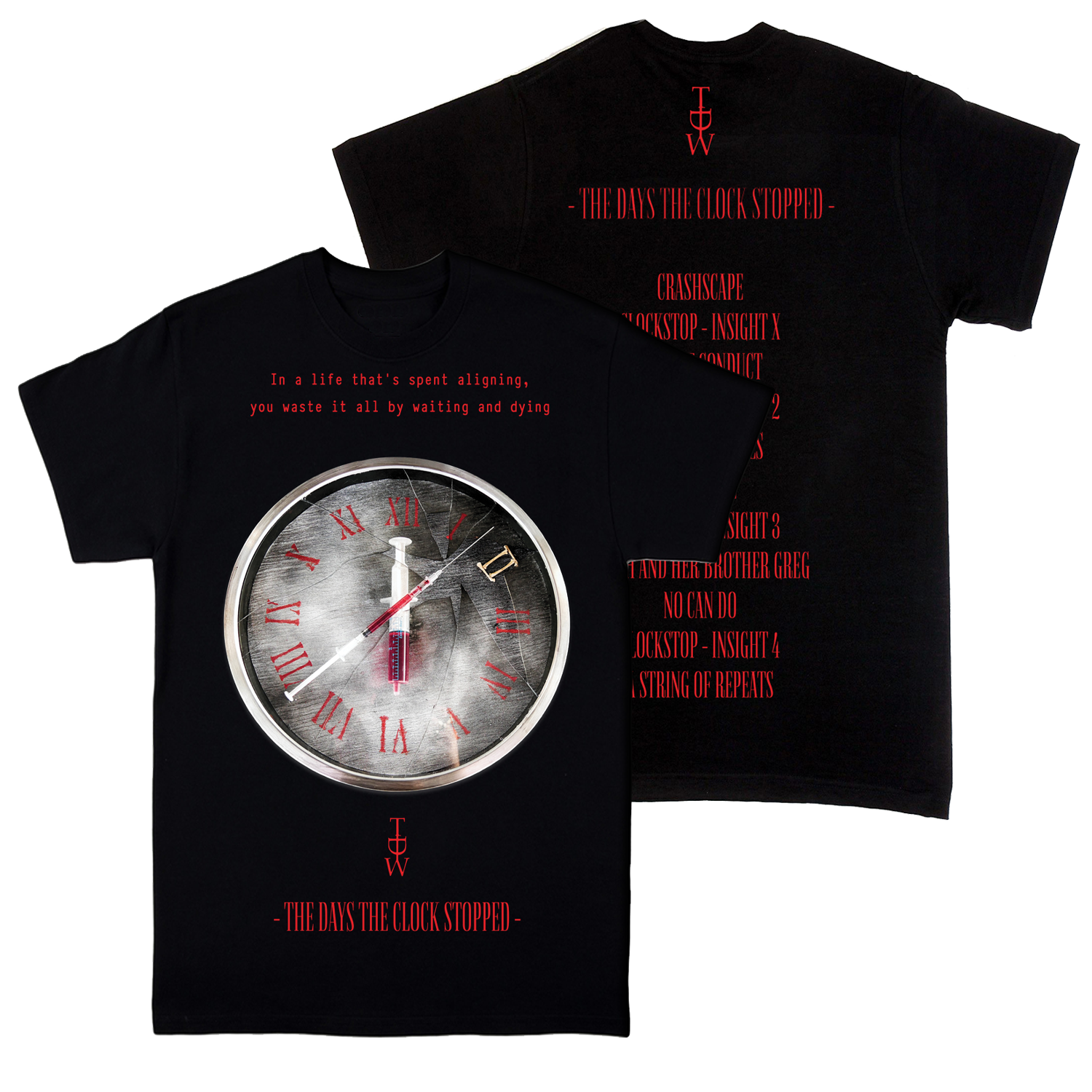 Clockstop T-Shirt Black